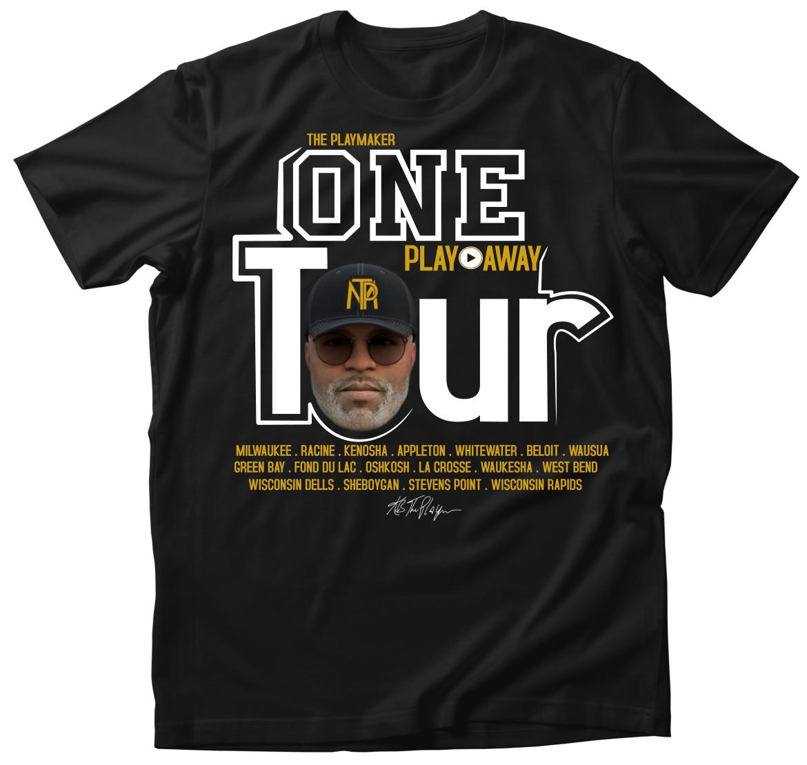 One Play Away Tour TShirt (Short Sleeve)